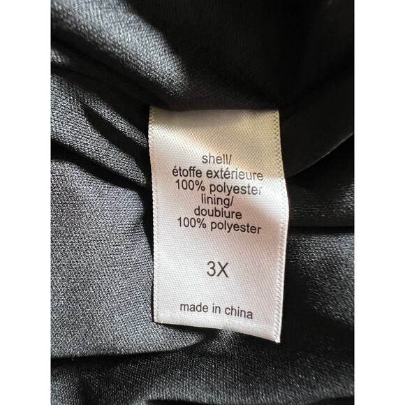 Flirty Wrap DRESS Mini Skater Maurices 3X 24W/26W Chiffon Ruffle Swing Lined NEW - Picture 10 of 10